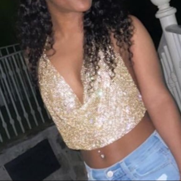 DIAMOND CROP STRAPPED SHIRT - Picture 6 of 6